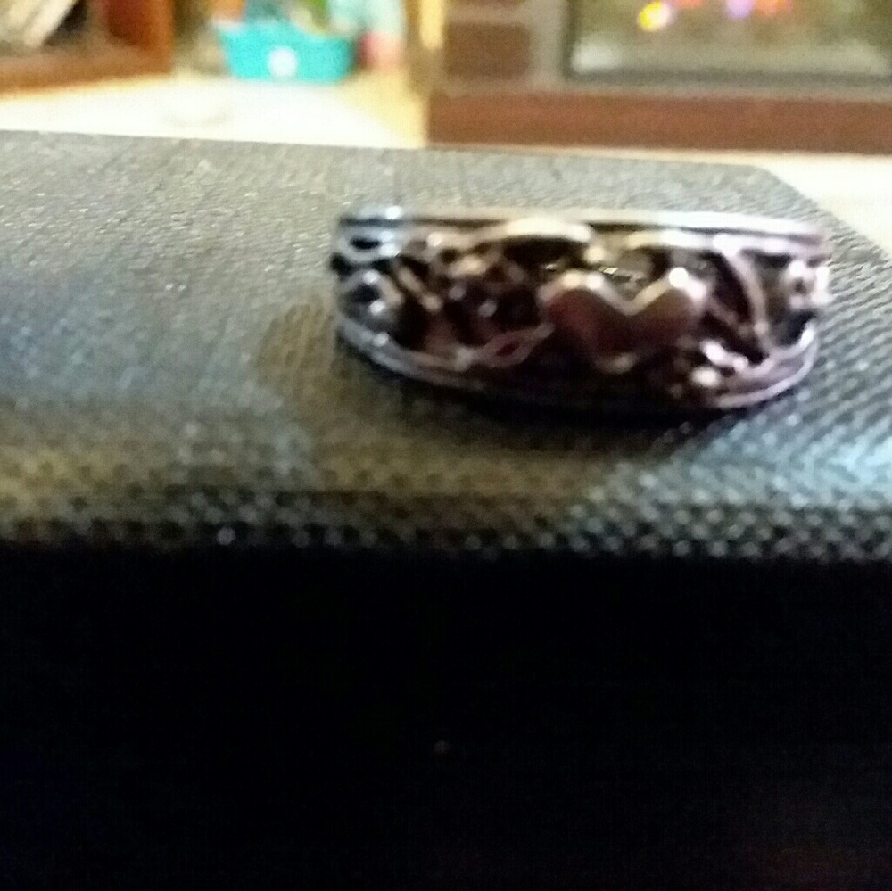 2 silver rings size 7